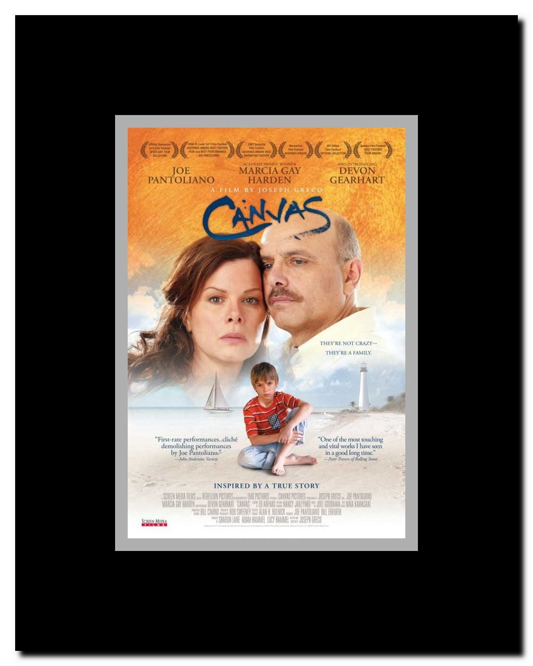Canvas Framed Movie Poster