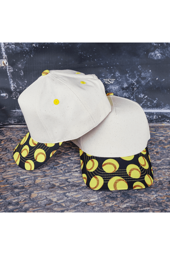 Canvas Front Softball Bill Magna Pony Cap