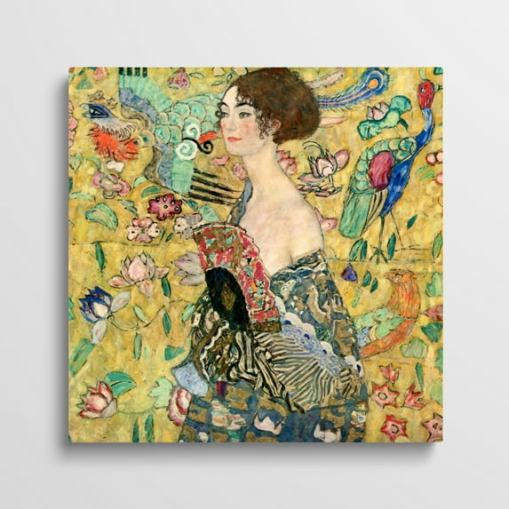 Canvas Gallery Wrap - Lady with a Fan