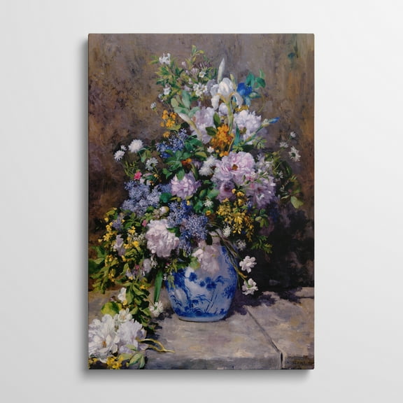 Canvas Gallery Wrap - Spring Bouque (grande Vaso Di Fiori)