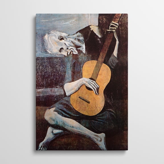 Canvas Gallery Wrap - The Old Guitarist