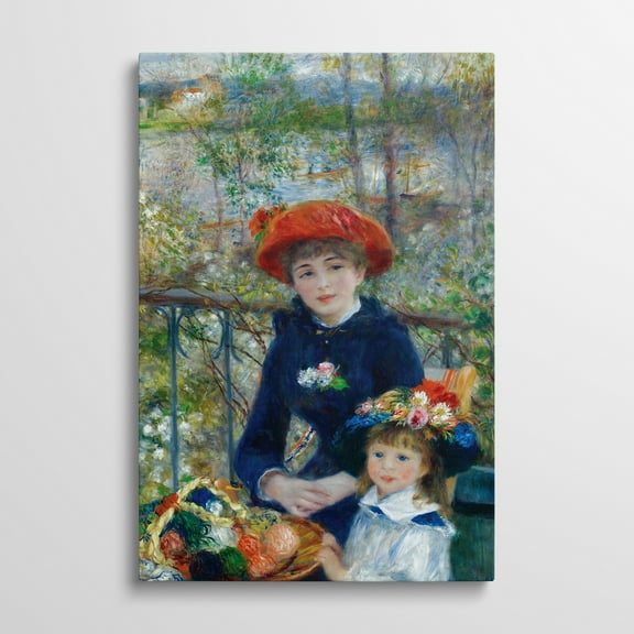 Canvas Gallery Wrap - Two Sisters (On the Terrace) 1881