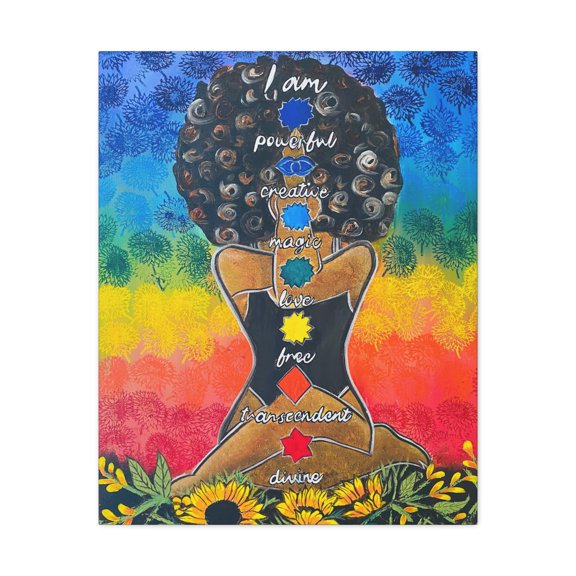 Canvas Gallery Wraps Print | Inspirational art | Chakra Art print
