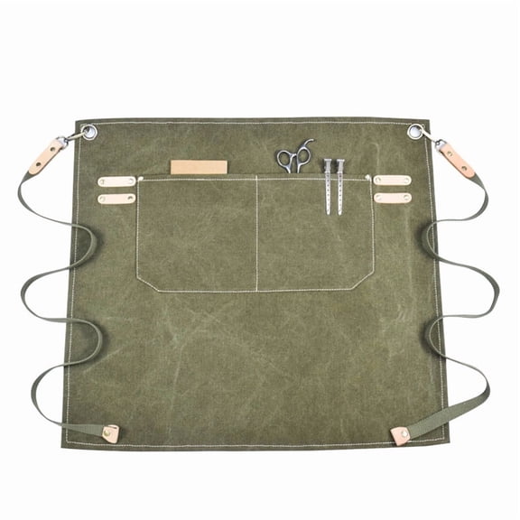Canvas Half Drawing Apron Bakery Cafe Work Clothes Can Be Customized
