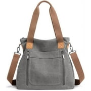 Canvas Handbag for Women Cloth Tote Shoulder Purses Hobo Casual Crossbody Bag Large Top Handle Shopper Bag