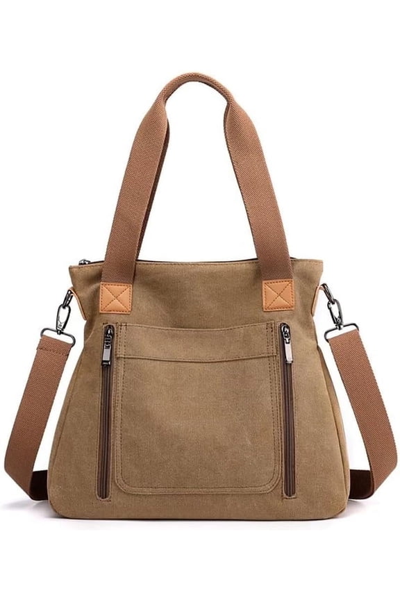 Canvas Handbag for Women Cloth Tote Shoulder Purses Hobo Casual Crossbody Bag Large Top Handle Shopper Bag
