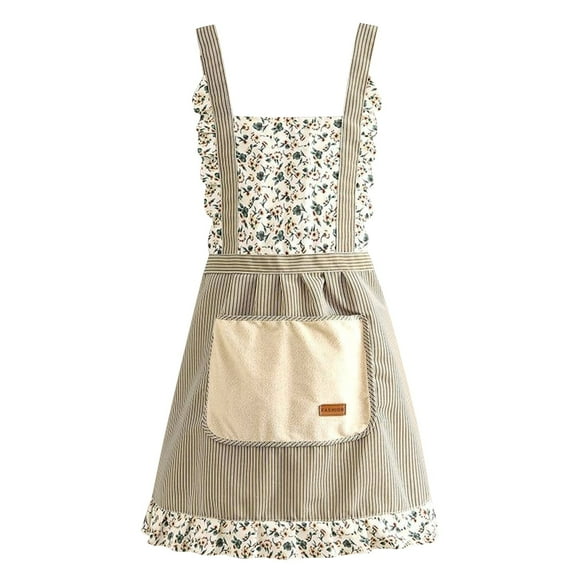 Canvas Household Apron For Kitchen Cooking And Daily Use, Hand Washable And Breathable Design To Keep You Comfortable All Day Long, Waist Hugging With Front Pocket For Small