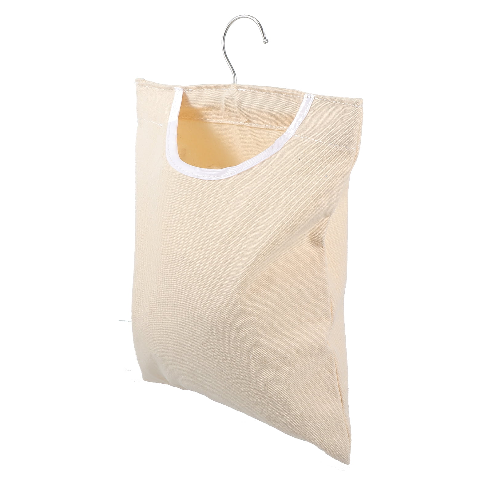 Canvas Laundry Basket Clothespin Hanging Bag Item Mounted Hamper