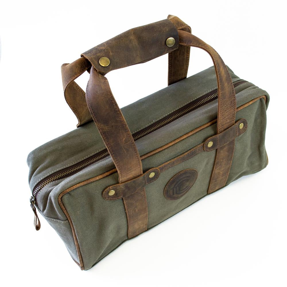 Canvas Leather Ammo Bag