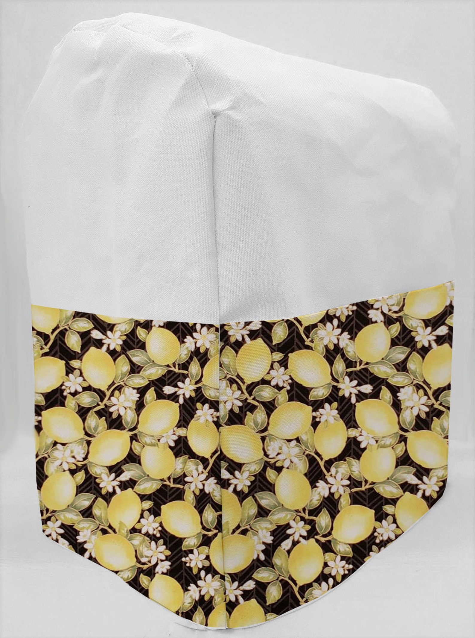 Canvas Lemon Blossoms Cover Compatible with Kitchenaid Stand Mixer by Penny's Needful Things (White, All Lift Bowl Models) - image 1 of 3