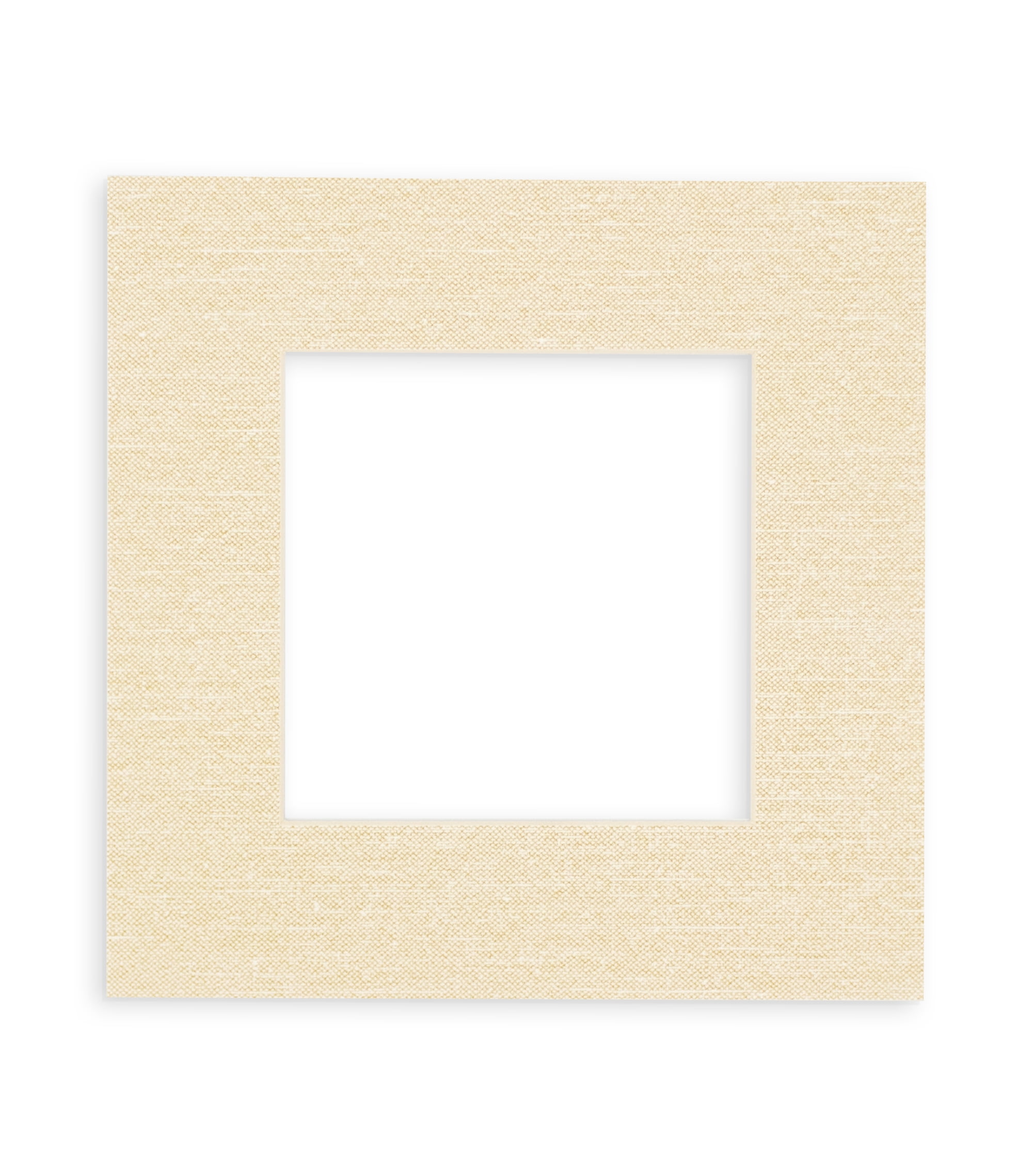 Americanflat 8x8 Picture Frame with 4x4 Mat - Wood with Glass
