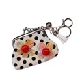 thumbnail image 1 of Canvas Look Coin Purse with Structured Clasp Frame, Compact Accessory for Commute Essentials, Tote Storage, Daily Use, 1 of 9