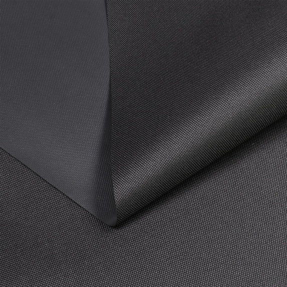 Canvas Marine Fabric 600 Denier Waterproof Cordura Material PVC Backing Outdoor/Indoor Canvas Fabric for Sunbrella Boat Tent Cushion 60" Wide - Black