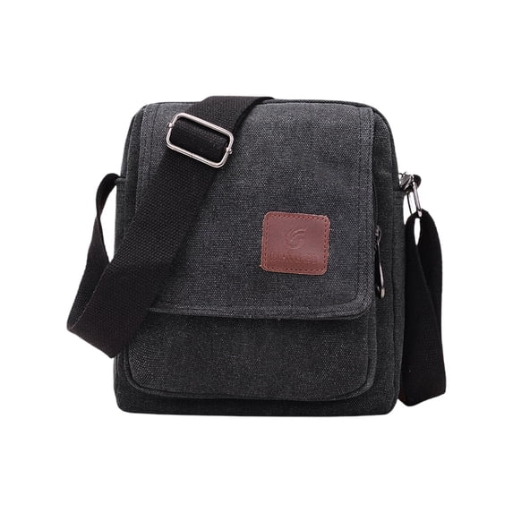 Canvas Men Chest Crossbody Bag,Adjustable Strap Multi-Wear,Smooth Sturdy Zipper Multi-Pocket,Lightweight Durable,Large Capacity For Phone Wallet Keys,Casual Daily Work Vacation Outdoor Shoulder Bag