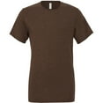 thumbnail image 1 of Canvas Mens Triblend Crew Neck Plain Short Sleeve T-Shirt, 1 of 4