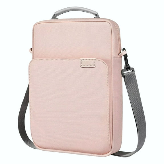 Canvas Messenger Bag 13.3 Inch Vintage Classic Vintage Messenger Bag - Original Heavyweight Cotton Canvas Shoulder Bag Portable Tablet Laptop Messenge Crossbody Handbag,10.23x1.96x14.17",Pink