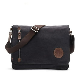 Free Shipping Men Messenger Bag School Shoulder Canvas Bag Vintage Crossbody Satchel Laptop Business Bags Walmart