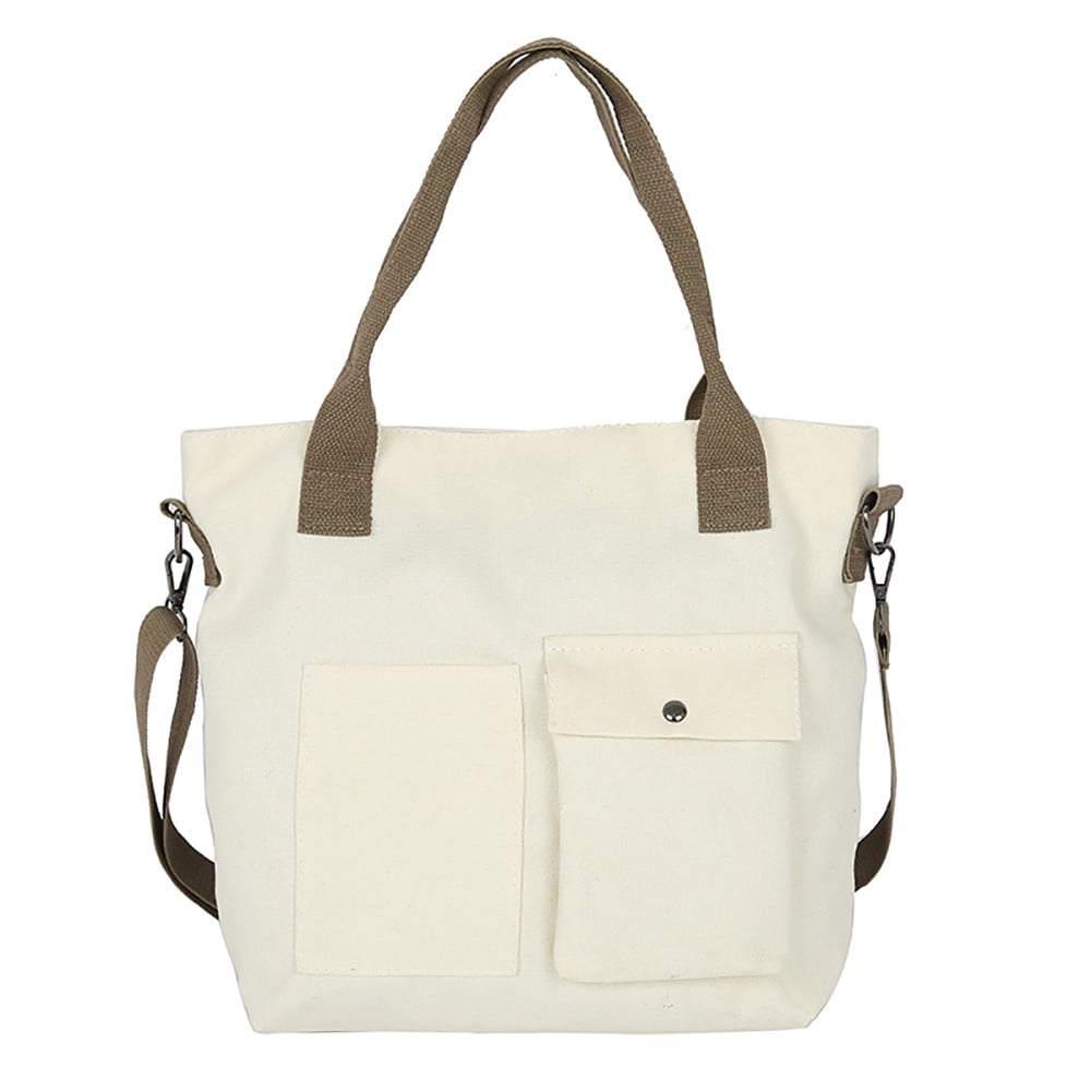 FENTERXY Canvas Hobo Bag - Large Crossbody Tote With Multiple Pockets For Women & Men