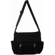 Canvas Messenger Bag Large Hobo Crossbody Bag with Multiple Pockets Canvas Shoulder Tote Bag for Women and Men