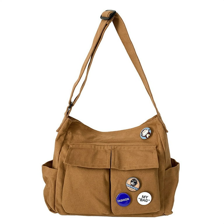 Canvas messenger bag walmart best sale