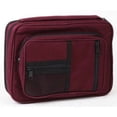thumbnail image 1 of Canvas Organizer With Study Kit Bible Cover, Burgundy, Large, 1 of 3