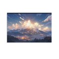 Canvas Painting Sunset in the Valley (606) Poster Art Prints