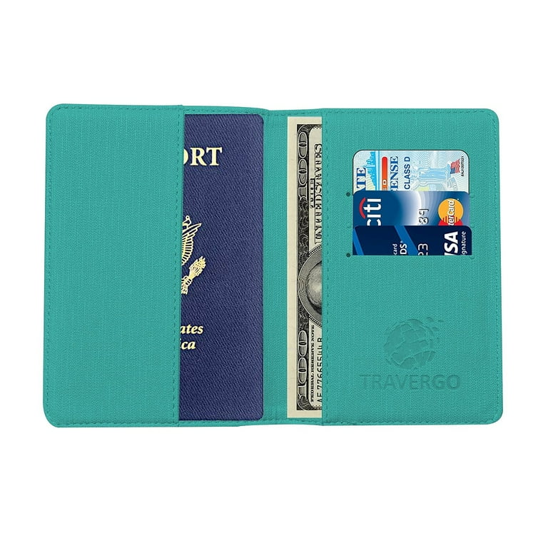 Canvas Passport Holder, Blue TR1220BL - Walmart.com