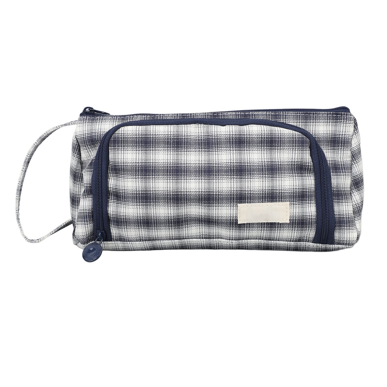 Canvas Pencil Case Dual Layer Large Capacity Pencil Bag Lovely Portable