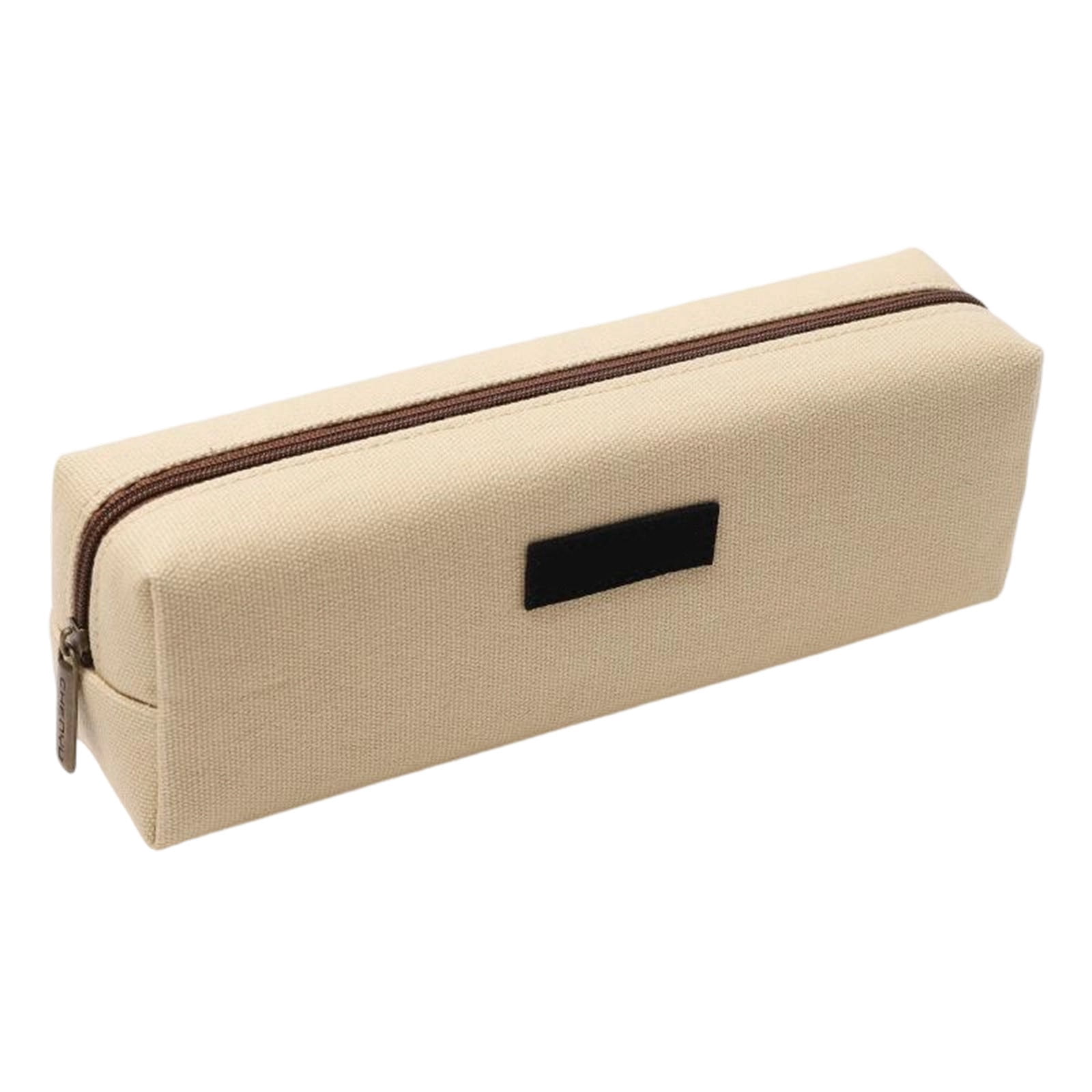 Canvas Pencil Case Storage Box, Large Capacity, Slim Portable Design ...