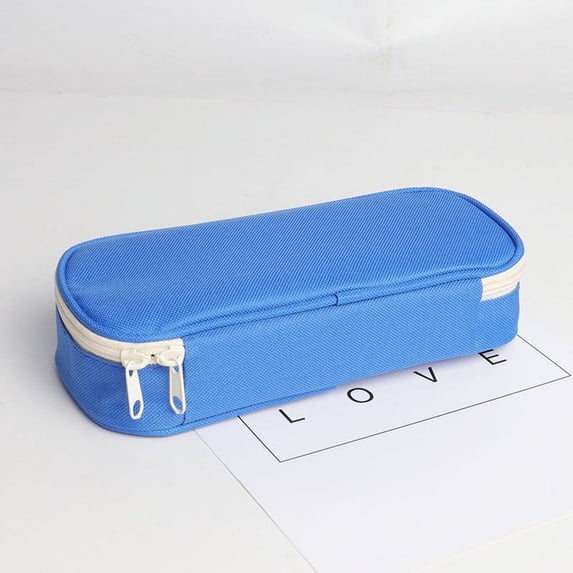 Canvas Pencil Pouch, Pencil Case Cloth Pencil Case Large Capacity Student Pencil Case