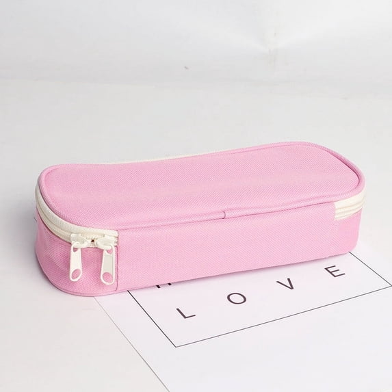 Canvas Pencil Pouch, Pencil Case Cloth Pencil Case Large Capacity Student Pencil Case