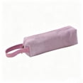 thumbnail image 1 of Canvas Pencil Pouch, Solid Color Pencil Case with Carry Strap, Portable Stationery Organizer for Office Workstation Artist Drawing and Travel Storage, 1 of 6