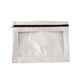 thumbnail image 1 of Canvas Pencil Pouch, Three-hole Cloth Pencil Case Dan Layer Mesh Large Capacity Zipper, 1 of 3