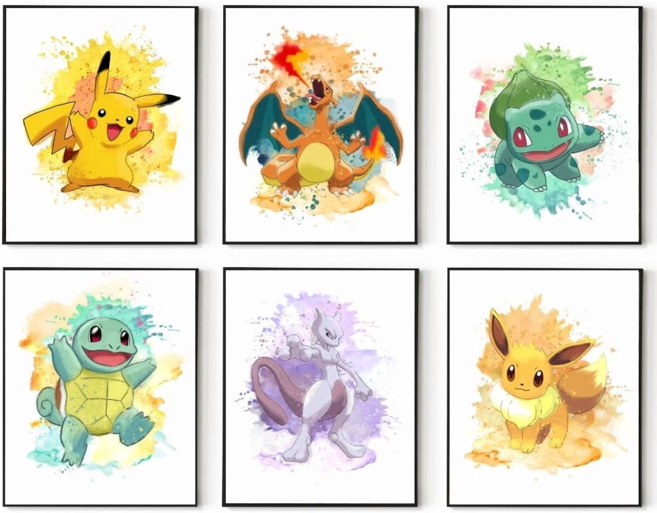 pokemon card art prints Art Print Eevee: Giant Pokemon Card Holographic Print