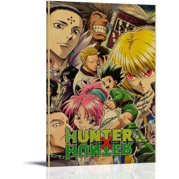 Canvas Poster Hunter X Hunter Poster Anime Poster Canvas Wall Art Bedroom Decoration Poster 12x16 inch Unframed
