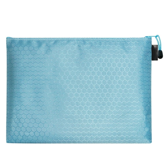 Canvas Pouch,Canvas Zipper Pouch,Large Capacity Pencil Pouch, Thickened Canvas Pencil Bag with Zipper, Utility Multipurpose Storage Organizer Tool Pouches(Blue 9.4*7IN)