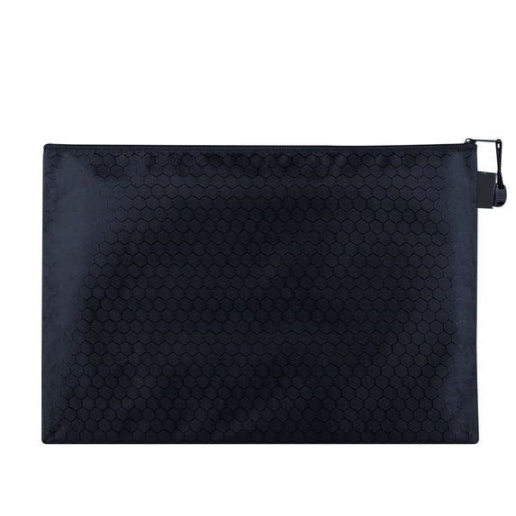Canvas Pouch,Canvas Zipper Pouch,Large Capacity Pencil Pouch, Thickened Canvas Pencil Bag with Zipper, Utility Multipurpose Storage Organizer Tool Pouches(Black 9.4*7IN)