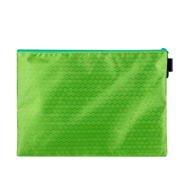 Canvas Pouch,Canvas Zipper Pouch,Large Capacity Pencil Pouch, Thickened Canvas Pencil Bag with Zipper, Utility Multipurpose Storage Organizer Tool Pouches(Green 9.4*7IN)