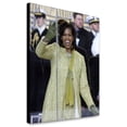 thumbnail image 1 of Canvas Print: 2009 Inaugural Parade. Michelle Obama Waves At Crowd In The Parade, 1 of 3