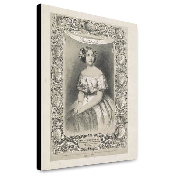 Canvas Print: A Cheerful Giver, 1850