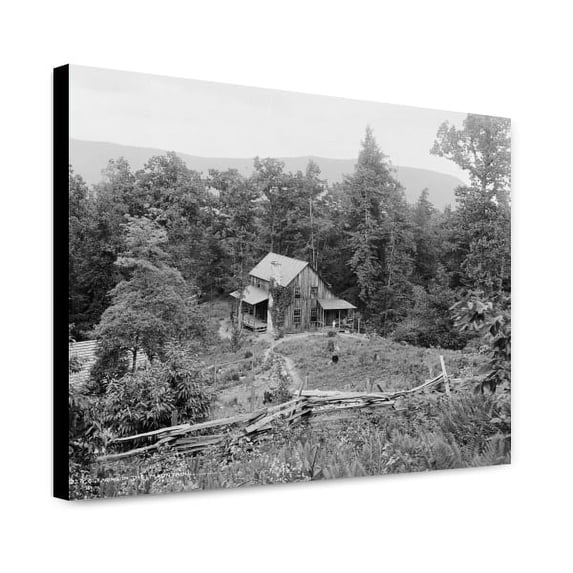 Canvas Print: A Clearing In The Mountains, circa 1902