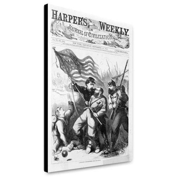 Canvas Print: A Gallant Color-Bearer, 1862