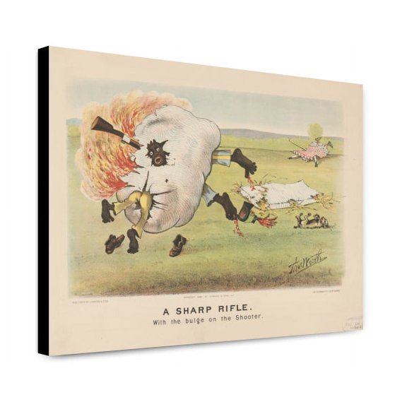 Canvas Print: A Sharp Rifle: With The Bulge On The Shooter, 1882