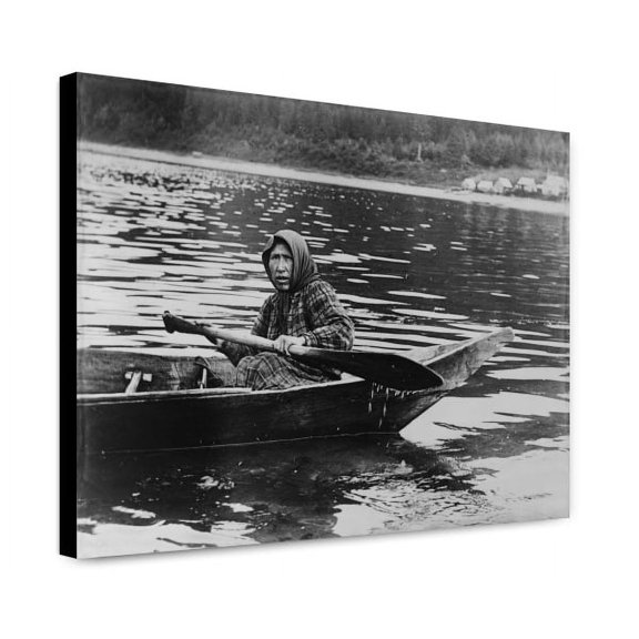 Canvas Print: A Typical Hoonah Squaw, Alaska, 1903