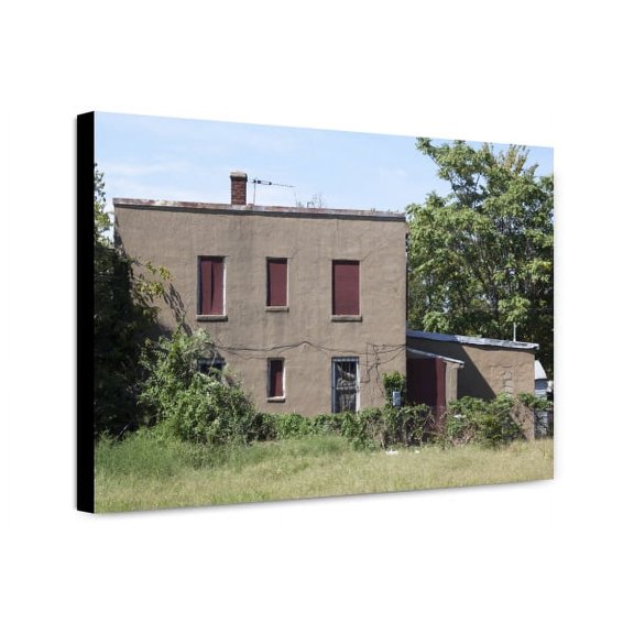 Canvas Print: Abandoned Building, 19th St. Near Intersection With L St.