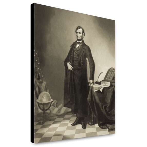 Canvas Print: Abraham Lincoln, circa 1865