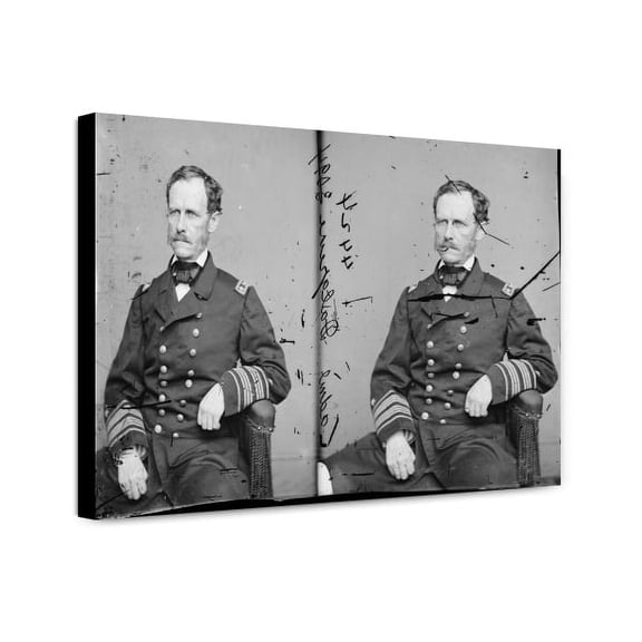 Canvas Print: Adm. John A. Dahlgren, circa 1855