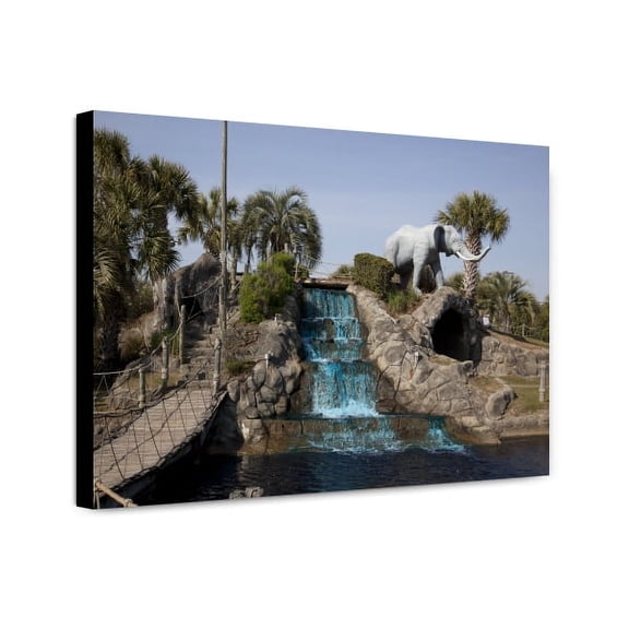 Canvas Print: Adventureland Theme Park Miniature Golf, Dothan, Alabama, 2010