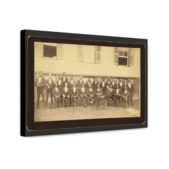 Canvas Print: African American Baseball Team, Danbury, Connecticut, 1880