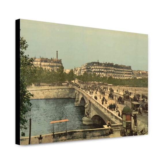 Canvas Print: Alma Bridge, Paris, France, circa 1890